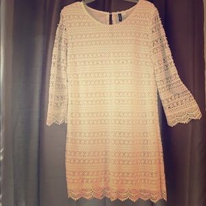 White lace dress